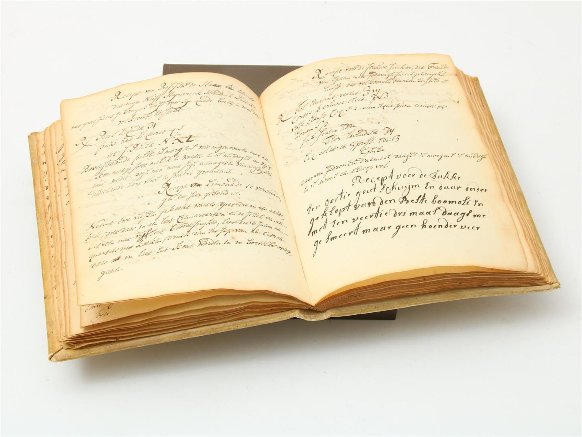 Cookbook with 18th century recipes