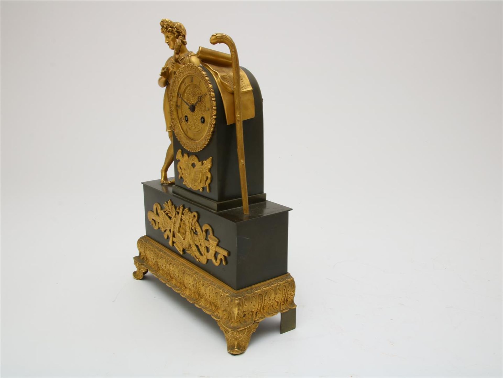 Bronze Louis Philippe mantel clock - Bild 6 aus 6