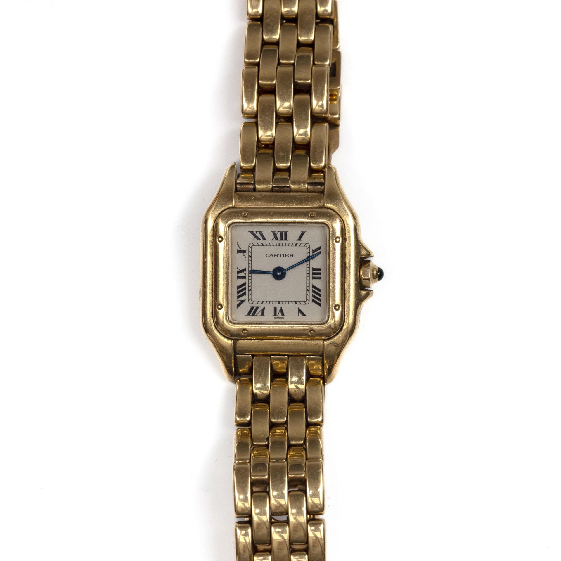 Cartier, 18 kt. gouden damespolshorloge, quartz. - Image 3 of 3