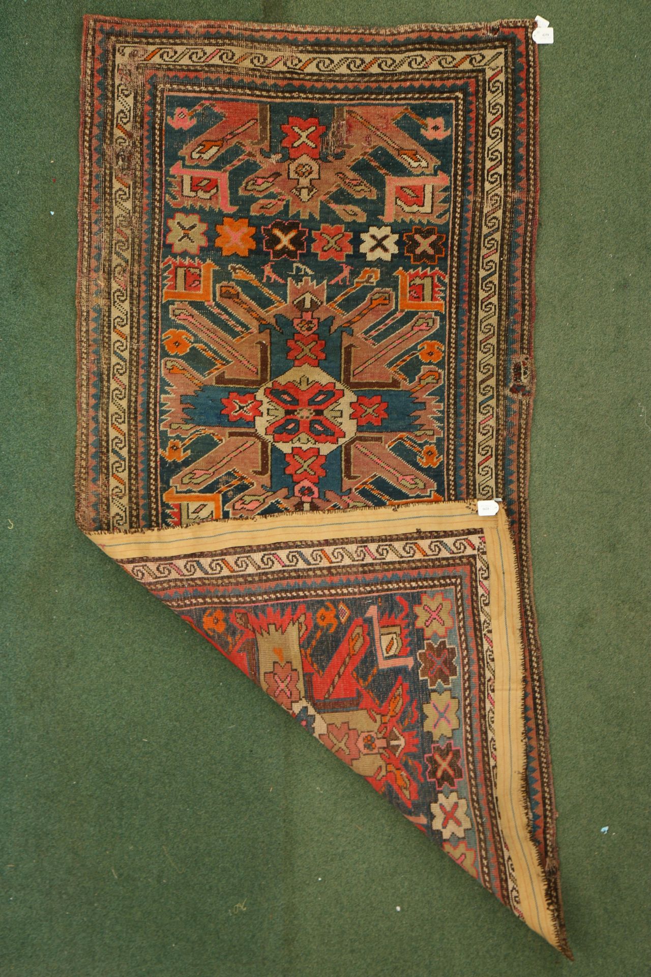 Kazak kleed, 19e eeuw - Image 2 of 2