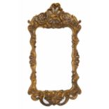 Spiegel in vergulde lijst in Rococo-stijl