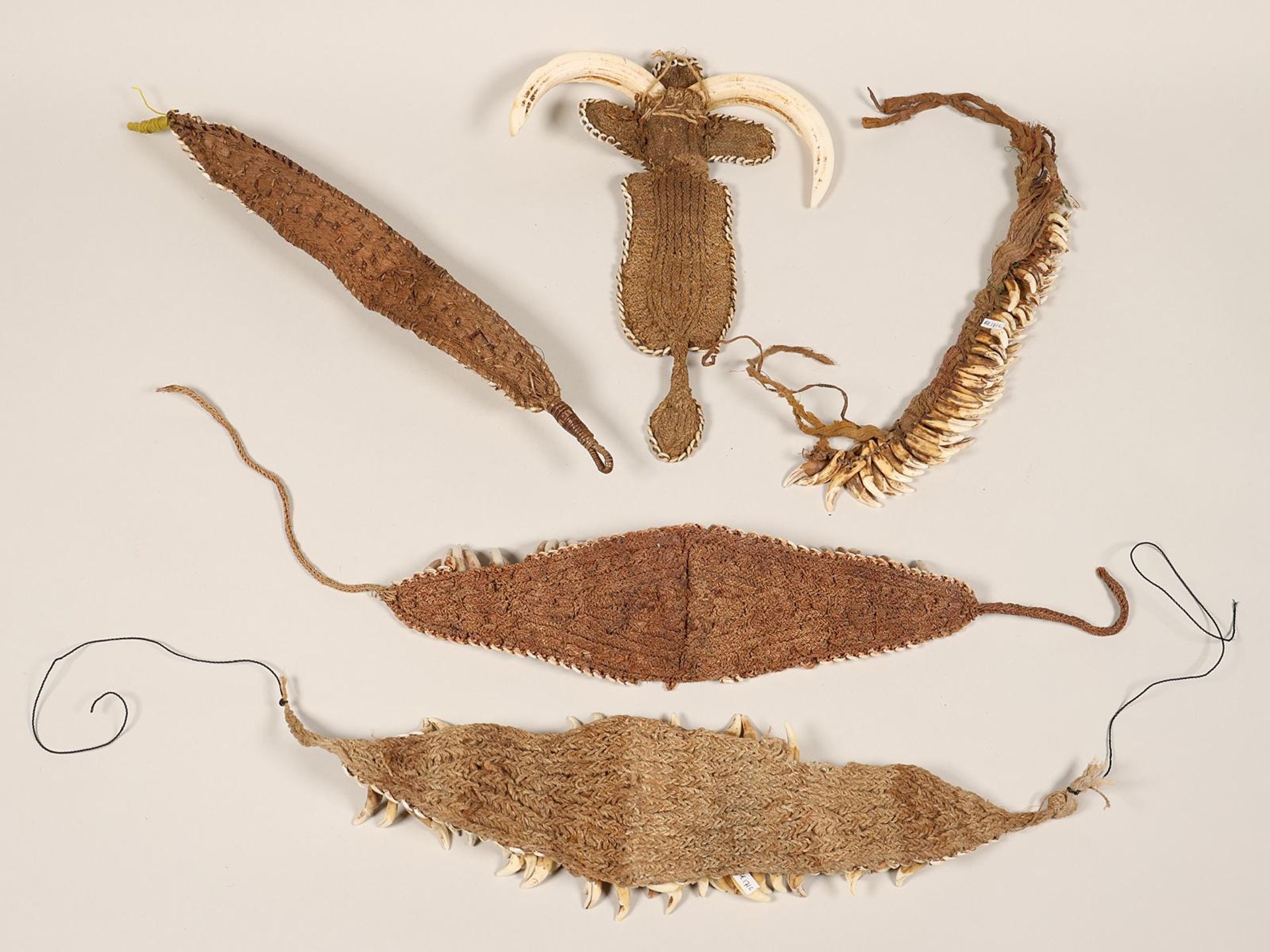 P.N.Guinea, Sepik, four head bands; - Image 3 of 3