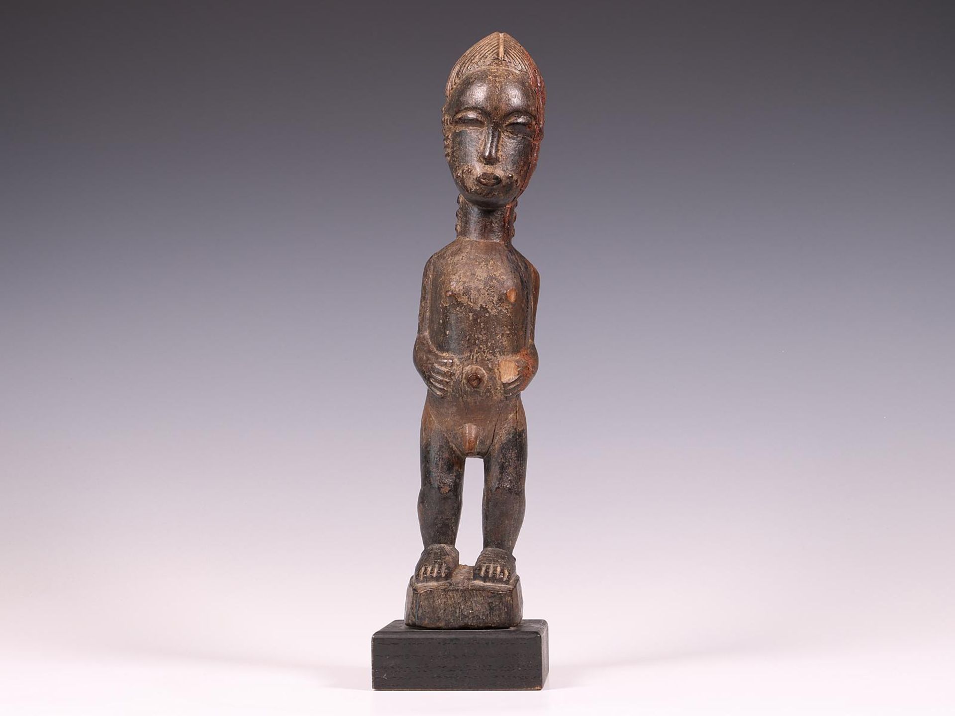 Ivory Coast, Baule, standing male figure - Image 6 of 6