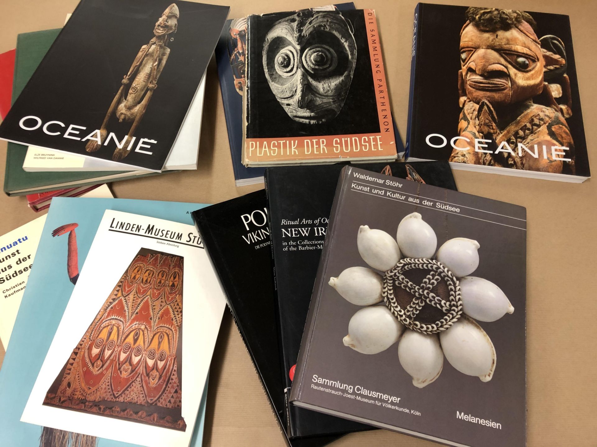 Twelve books on Oceanic and one on Polynesian cultures, arts and religions.