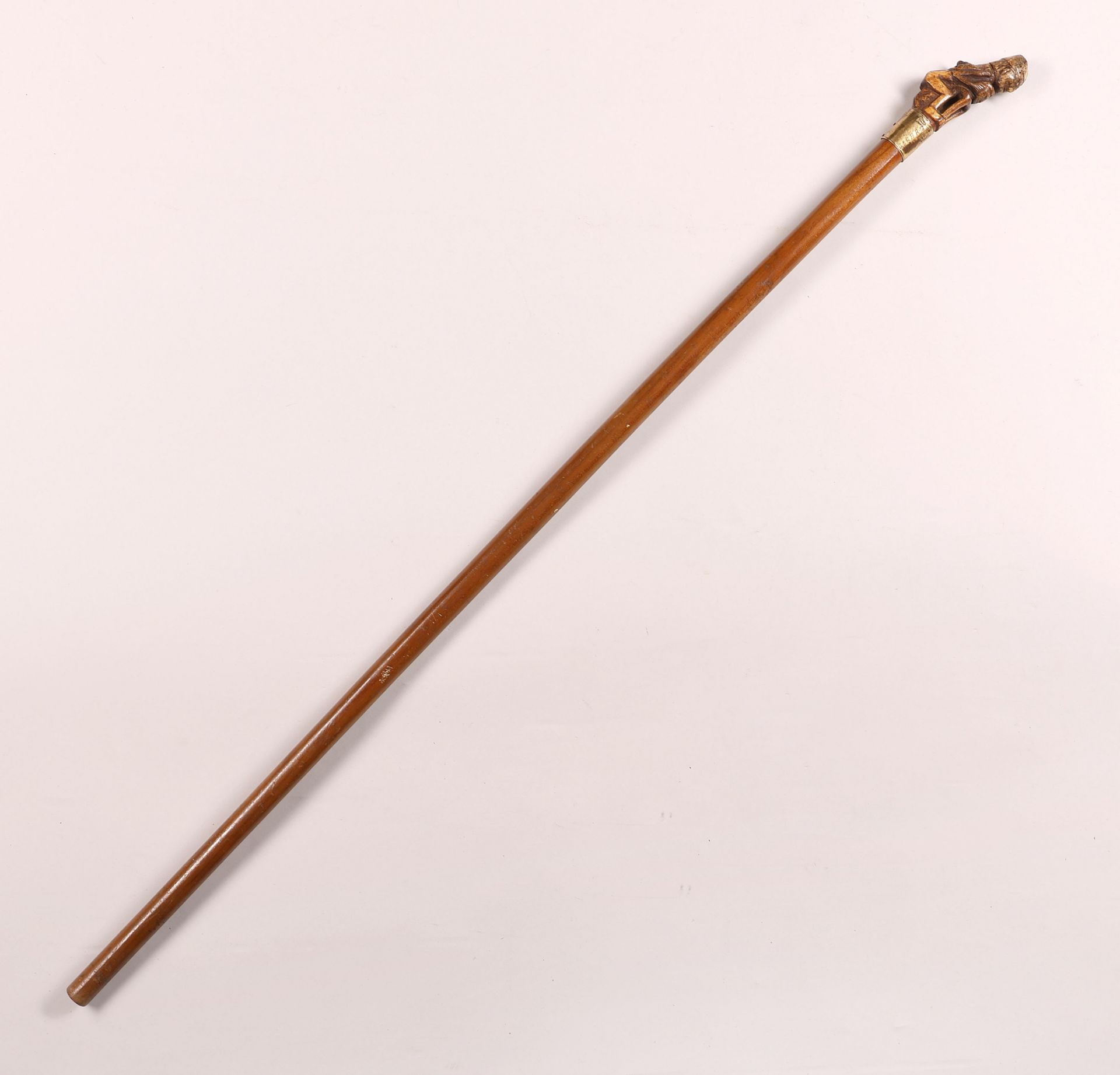 Lombok, a cane with carved bone handle. - Image 5 of 6