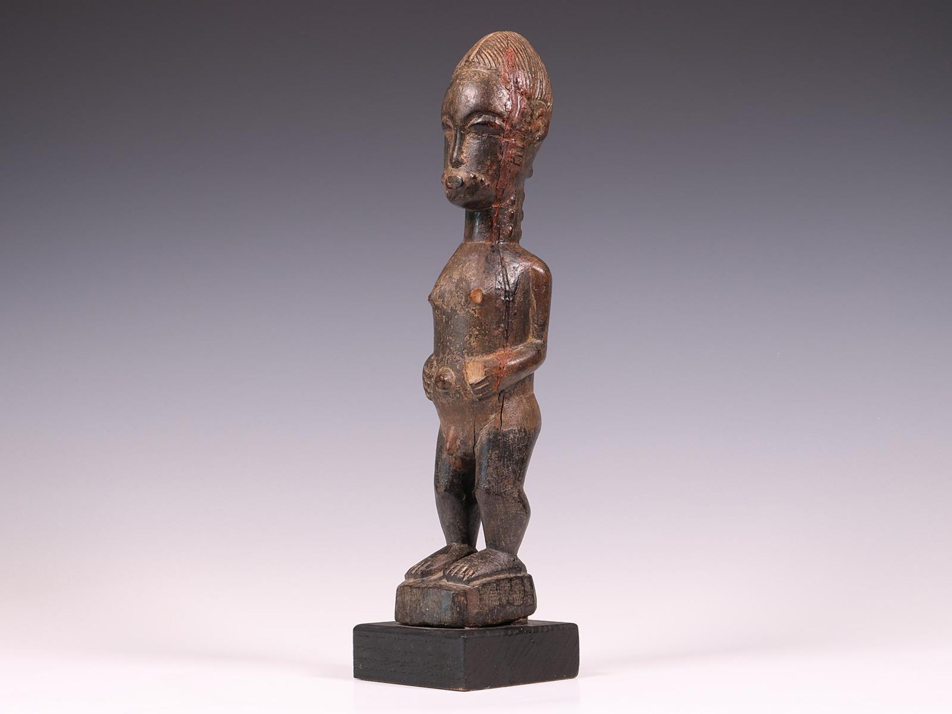 Ivory Coast, Baule, standing male figure