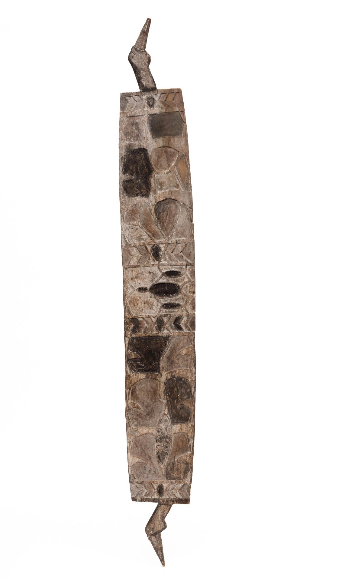 Papua, Kamoro, a carved ceremonial plank, yamate