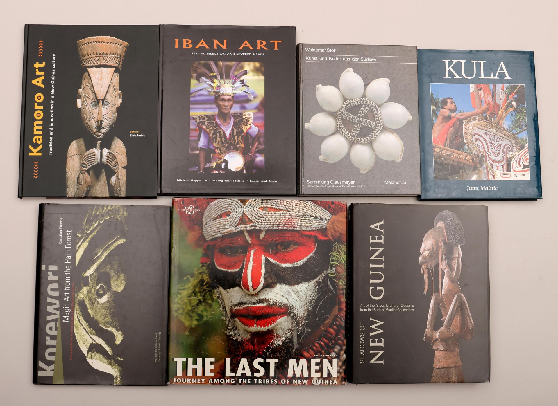 Seven books on Indonesian and Oceanic arts and cultures.