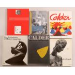 Calder; three books, Henri Laurens; two books and Lehmbruck; one book.