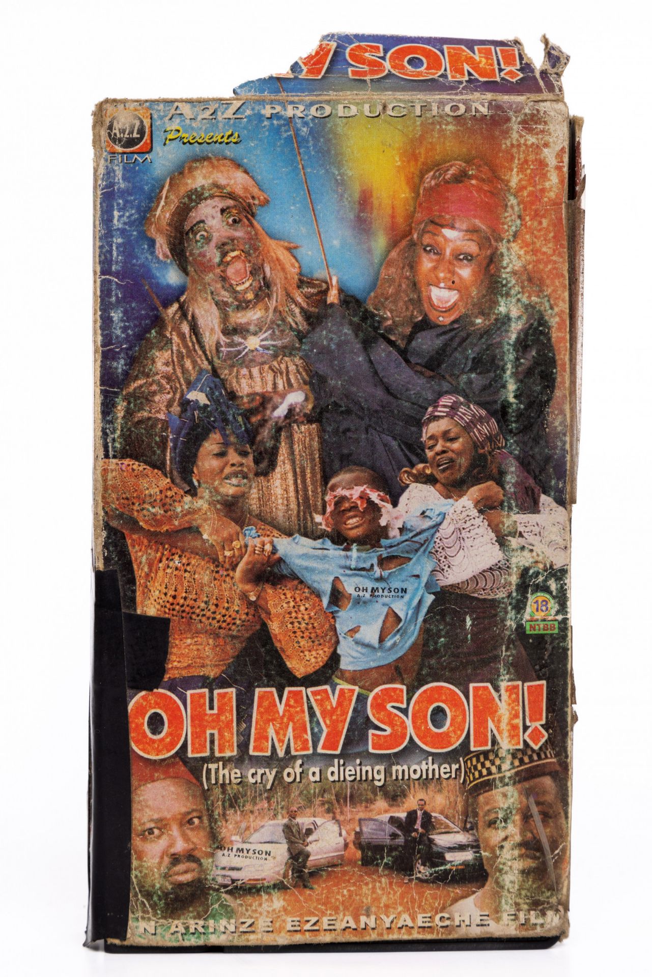 Ghanaian handpainted film poster of African movie 'Oh my Son', signed Salvation Art, Teshie - Bild 2 aus 2