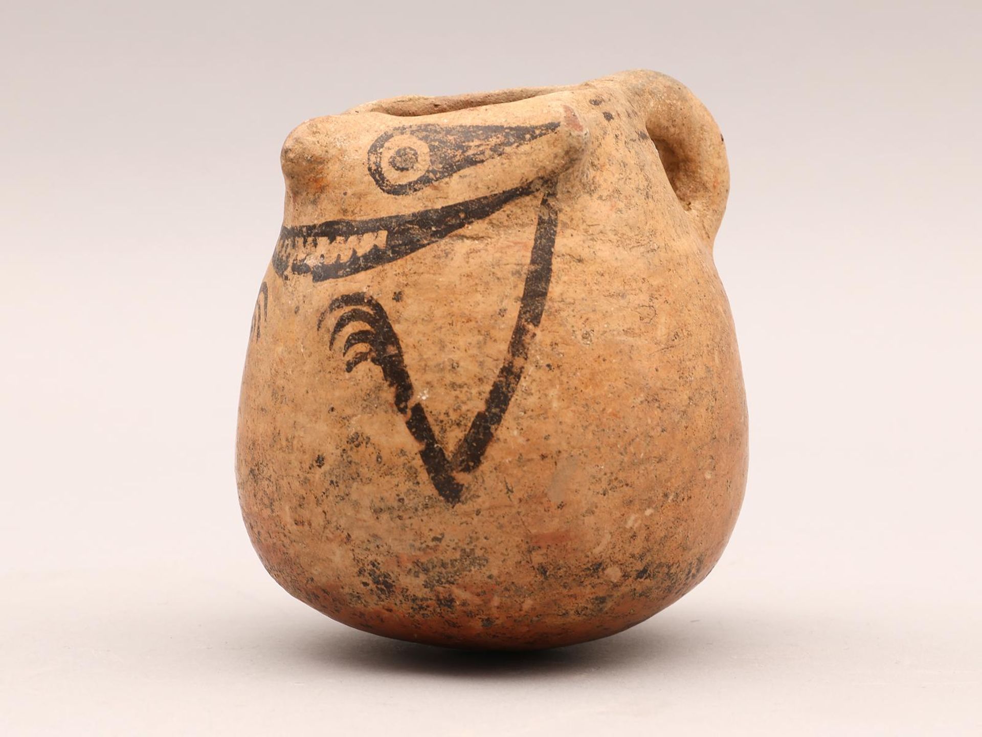 Panama, Cocle, 850-950 AD, a terracotta figure vessel - Image 2 of 5