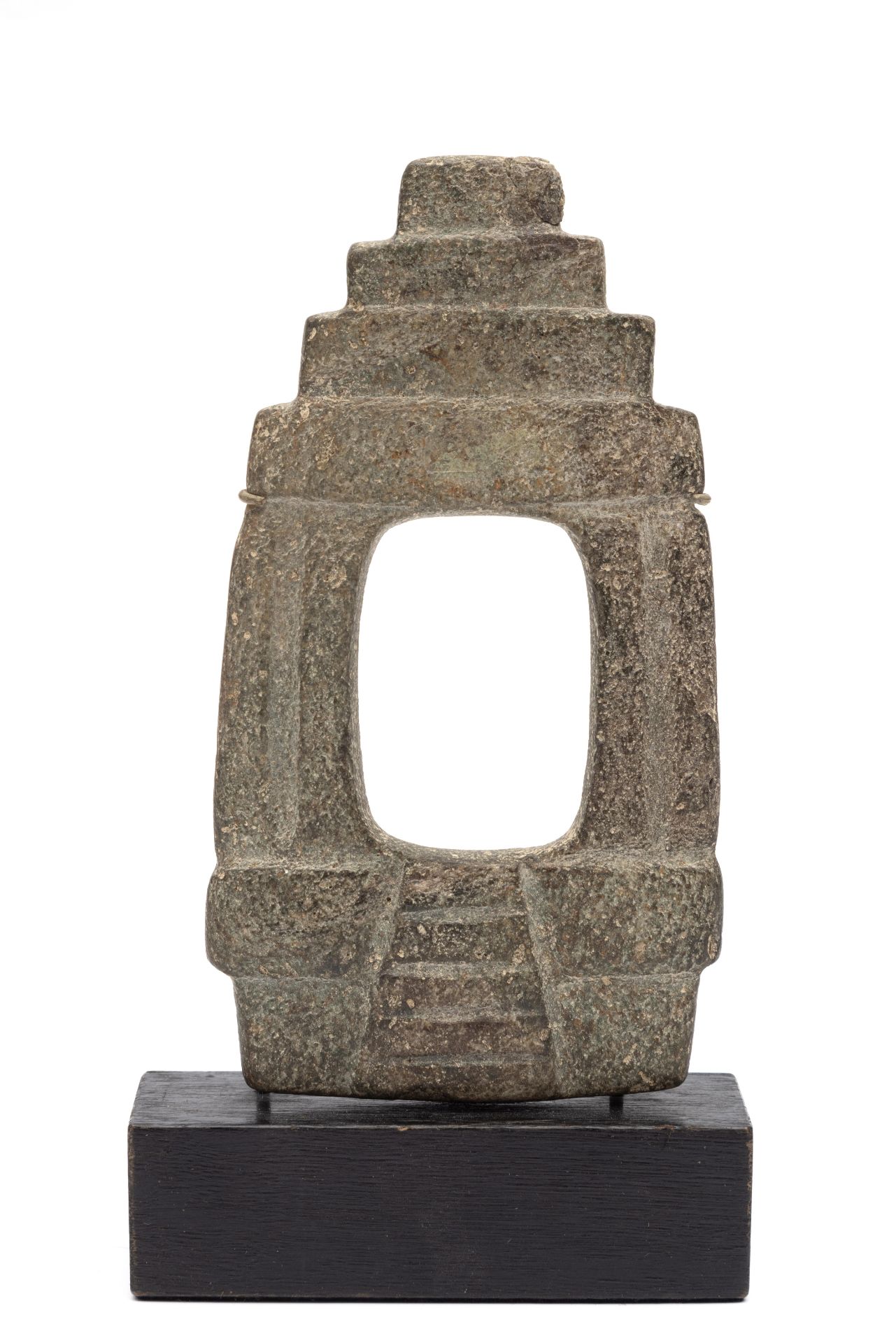 Mexico, Mezcala, grey stone temple sculpture, 300 BC - 100 BC. - Image 3 of 3