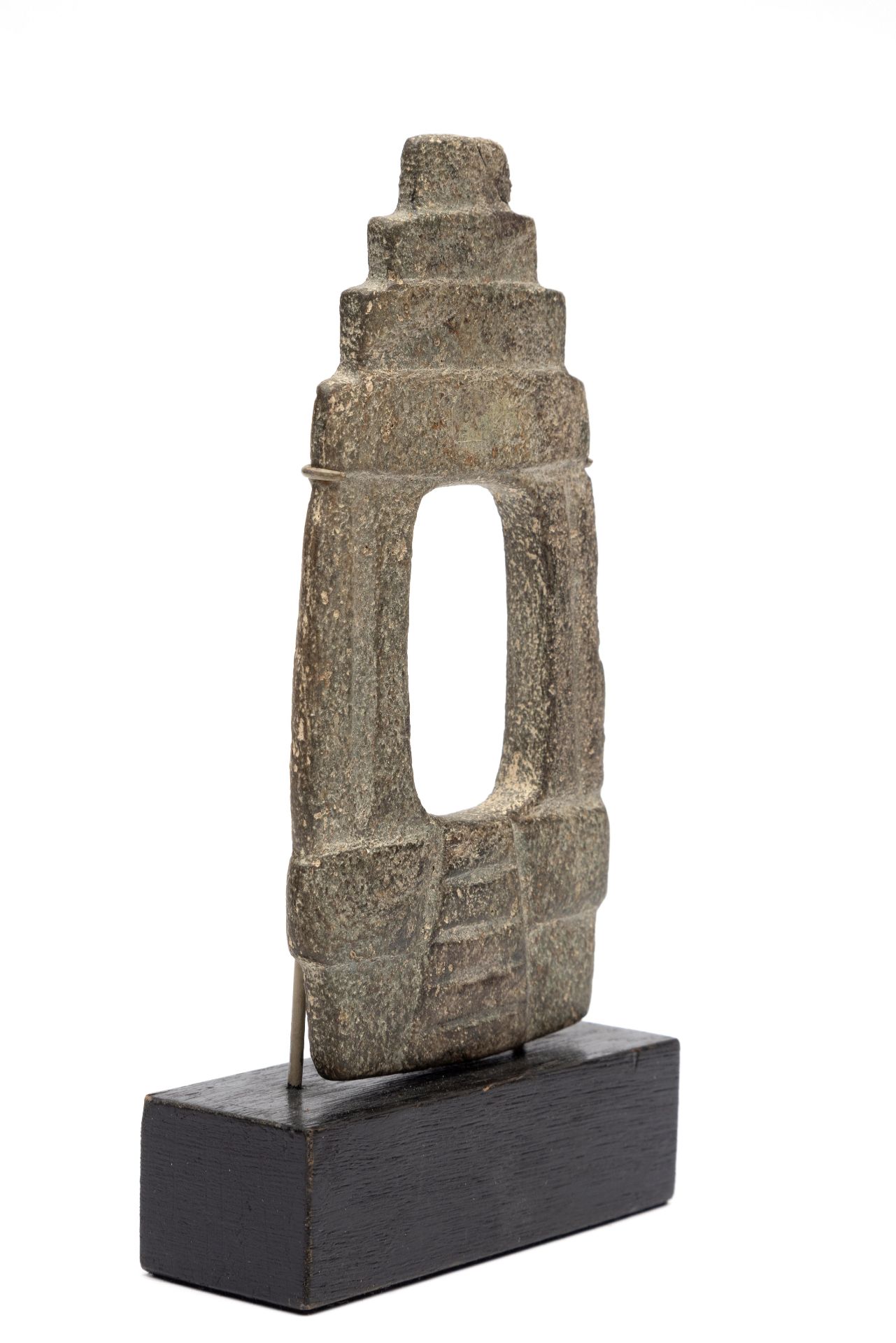 Mexico, Mezcala, grey stone temple sculpture, 300 BC - 100 BC. - Image 2 of 3