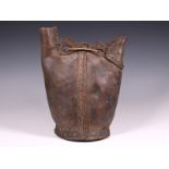 Kenya, Masai, a leather milk jug;