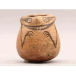 Panama, Cocle, 850-950 AD, a terracotta figure vessel