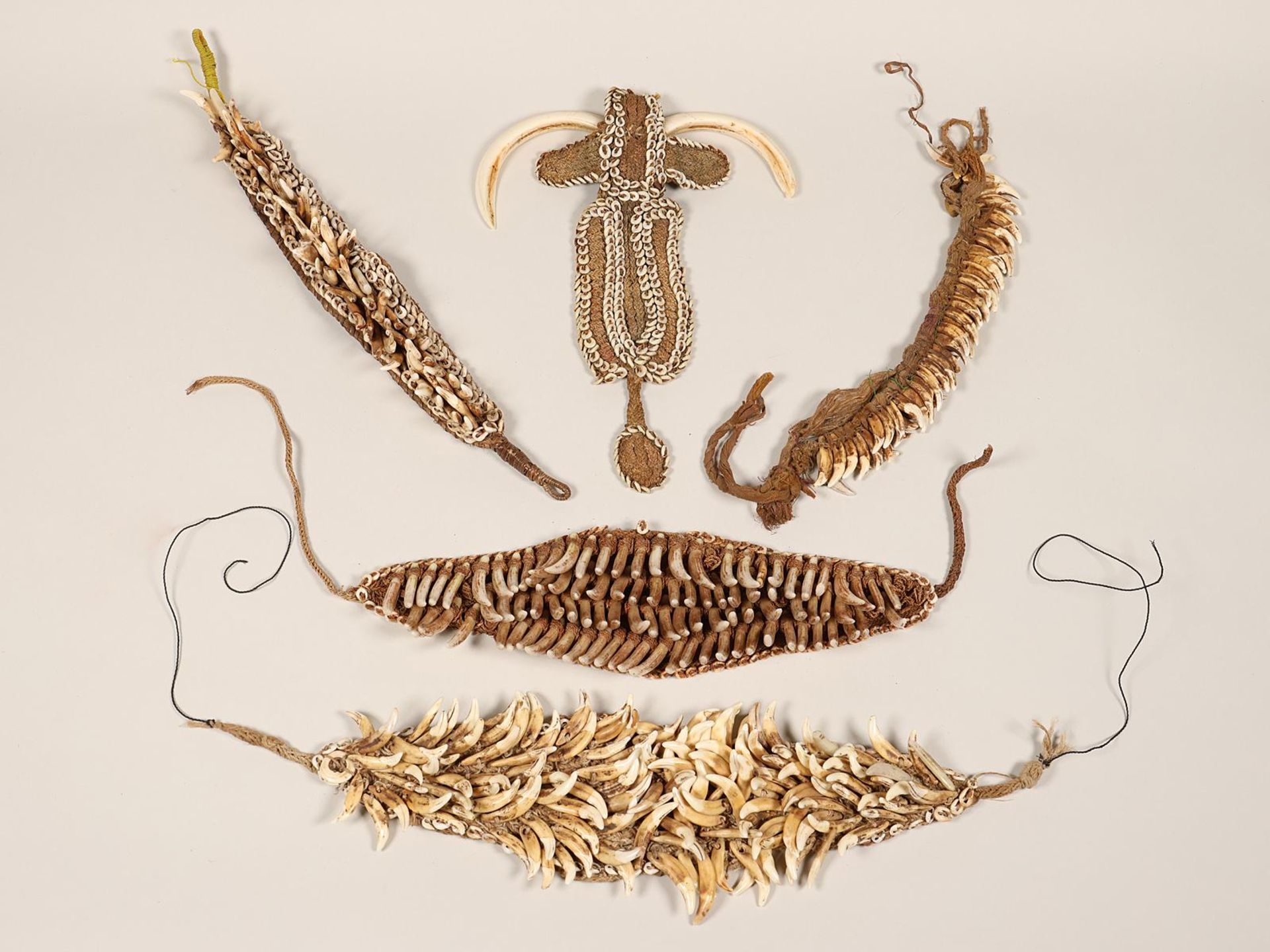 P.N.Guinea, Sepik, four head bands;