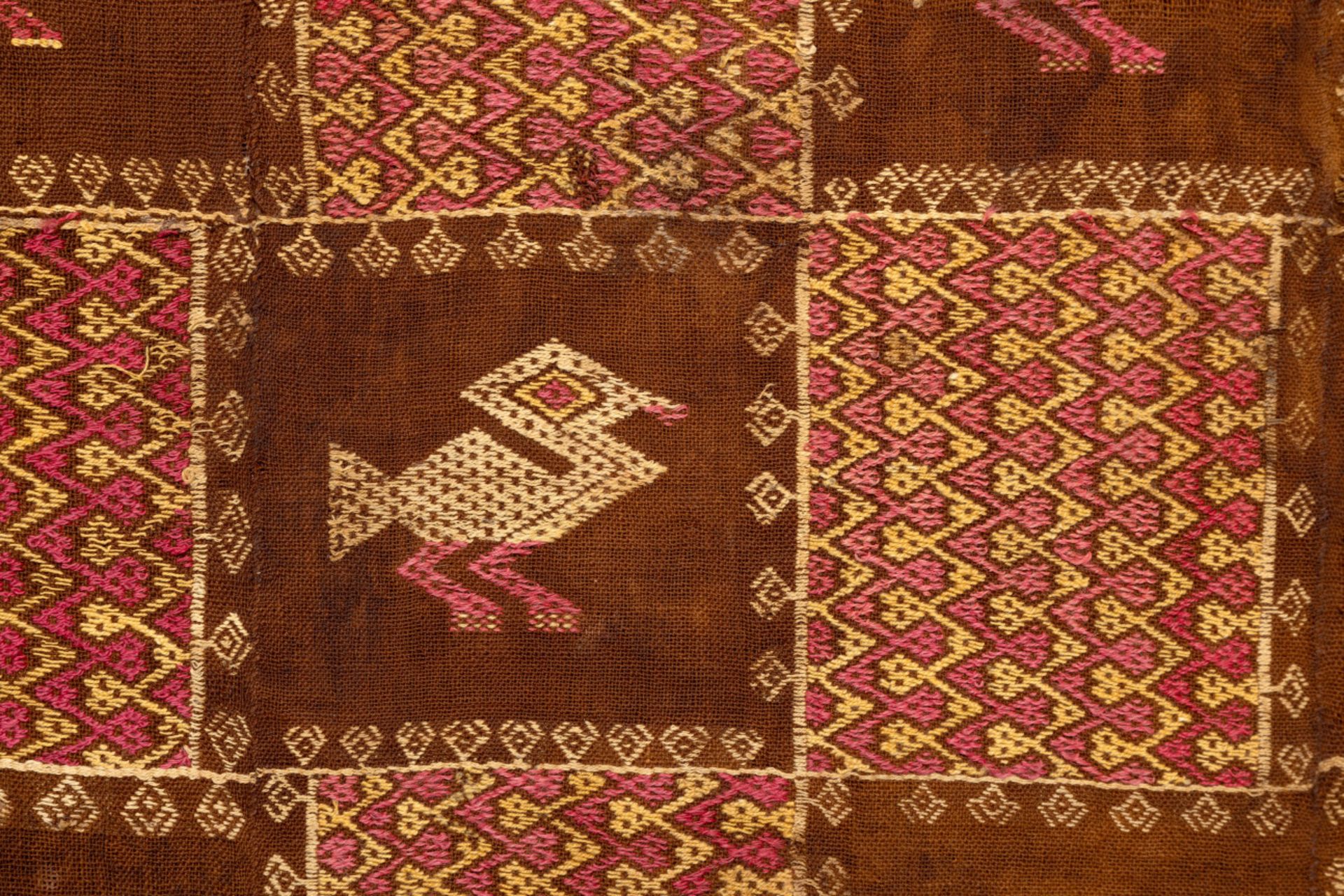 Peru, Chancay, large textile panel, ca. 1200-1470, - Image 2 of 2