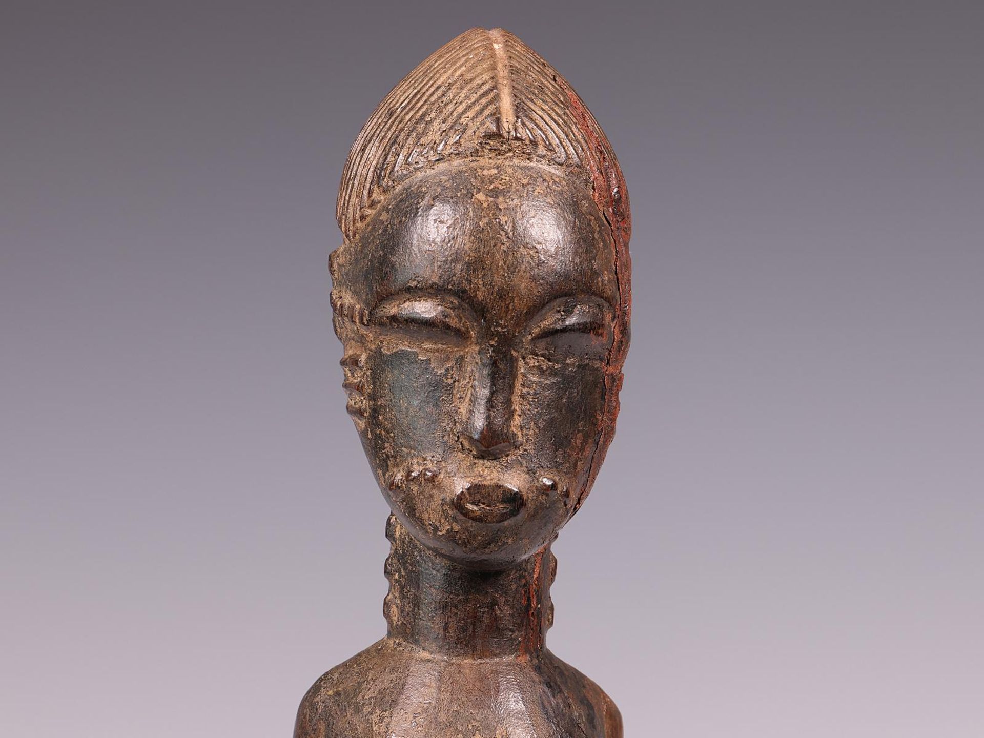 Ivory Coast, Baule, standing male figure - Image 2 of 6