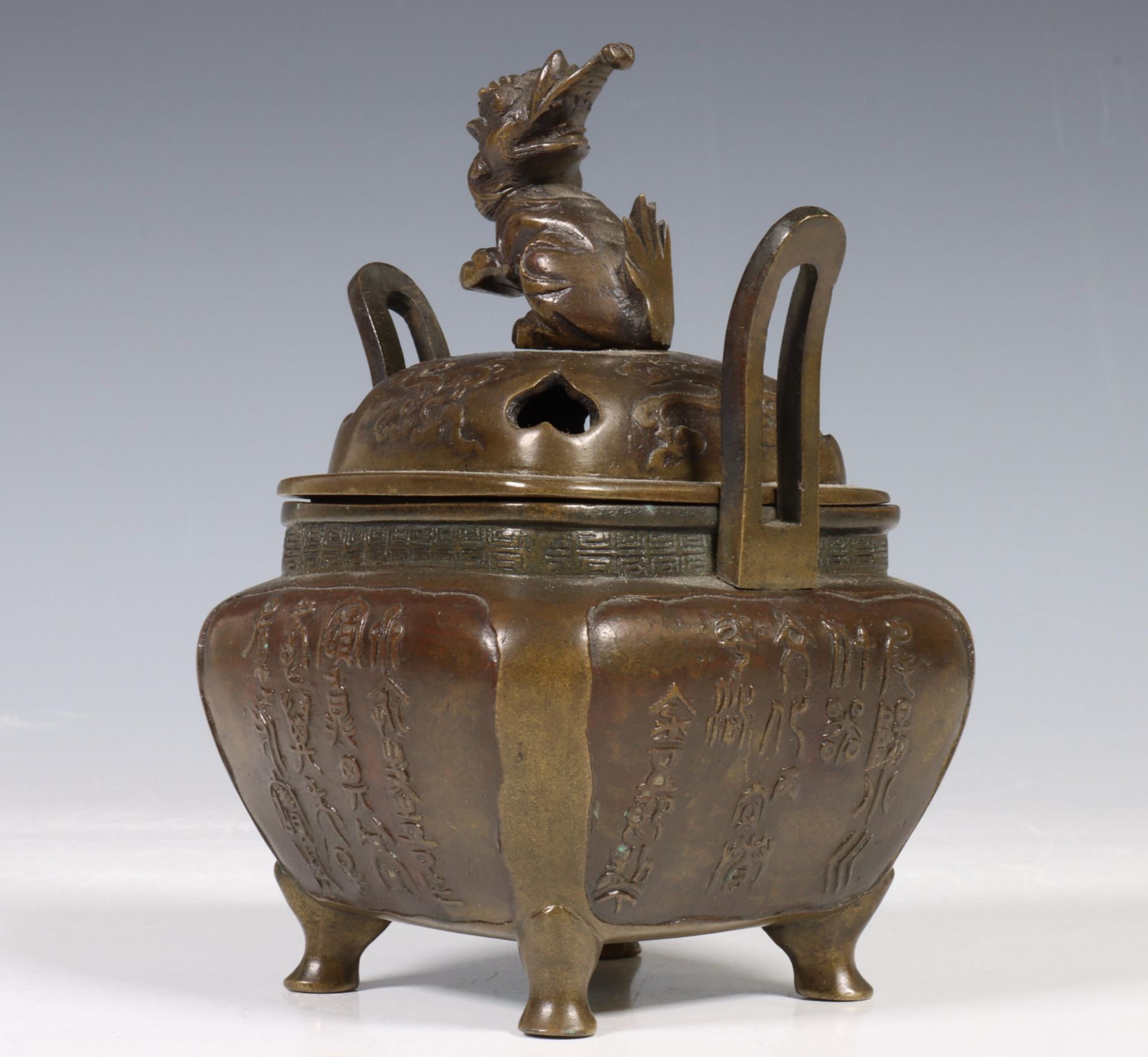 China, bronze censer, 19th/20th century, - Image 2 of 10