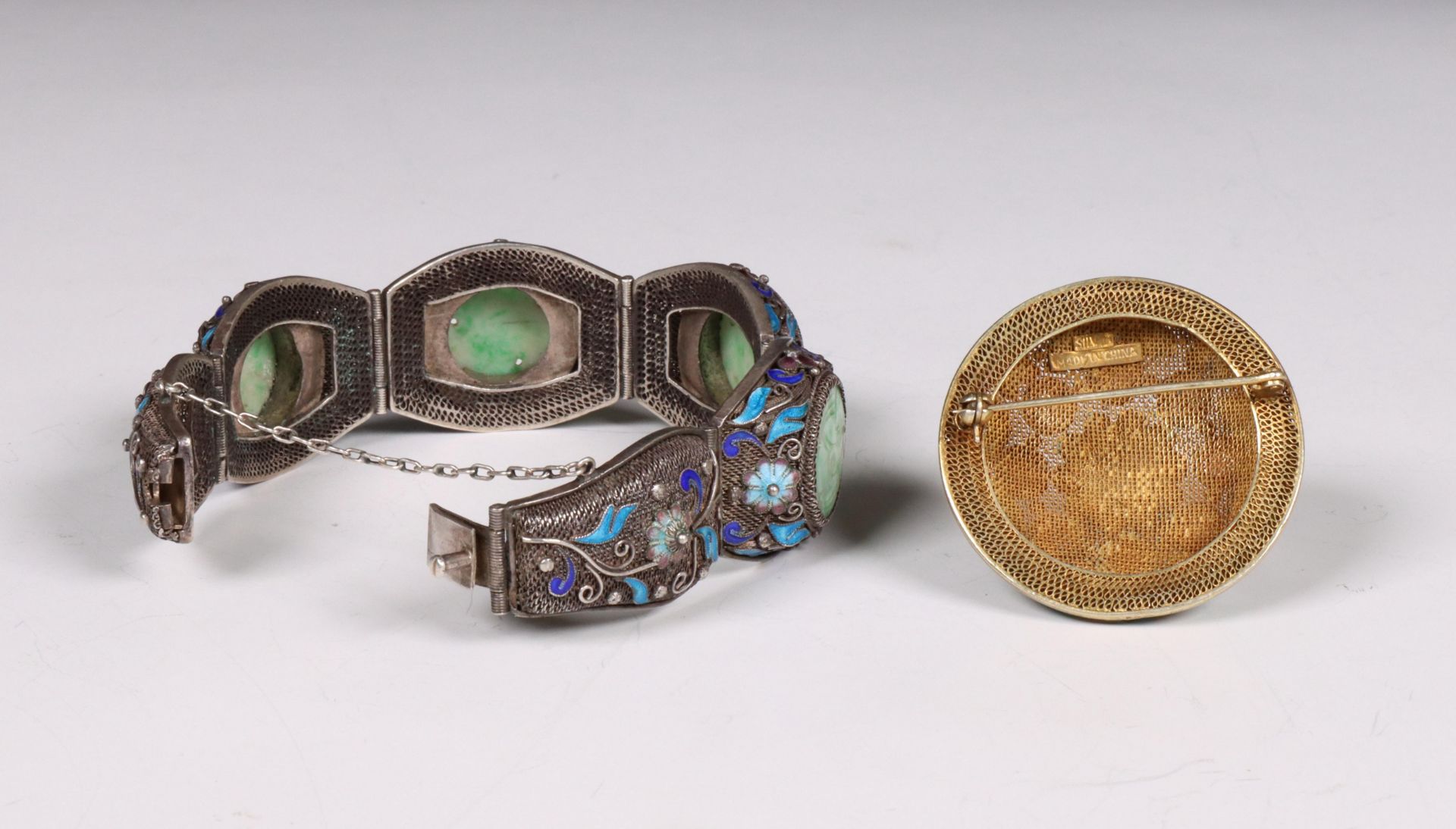 China, silver bracelet, first half 20th century, - Image 2 of 2