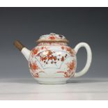 China, Imari porseleinen theepot en deksel, 18e eeuw,
