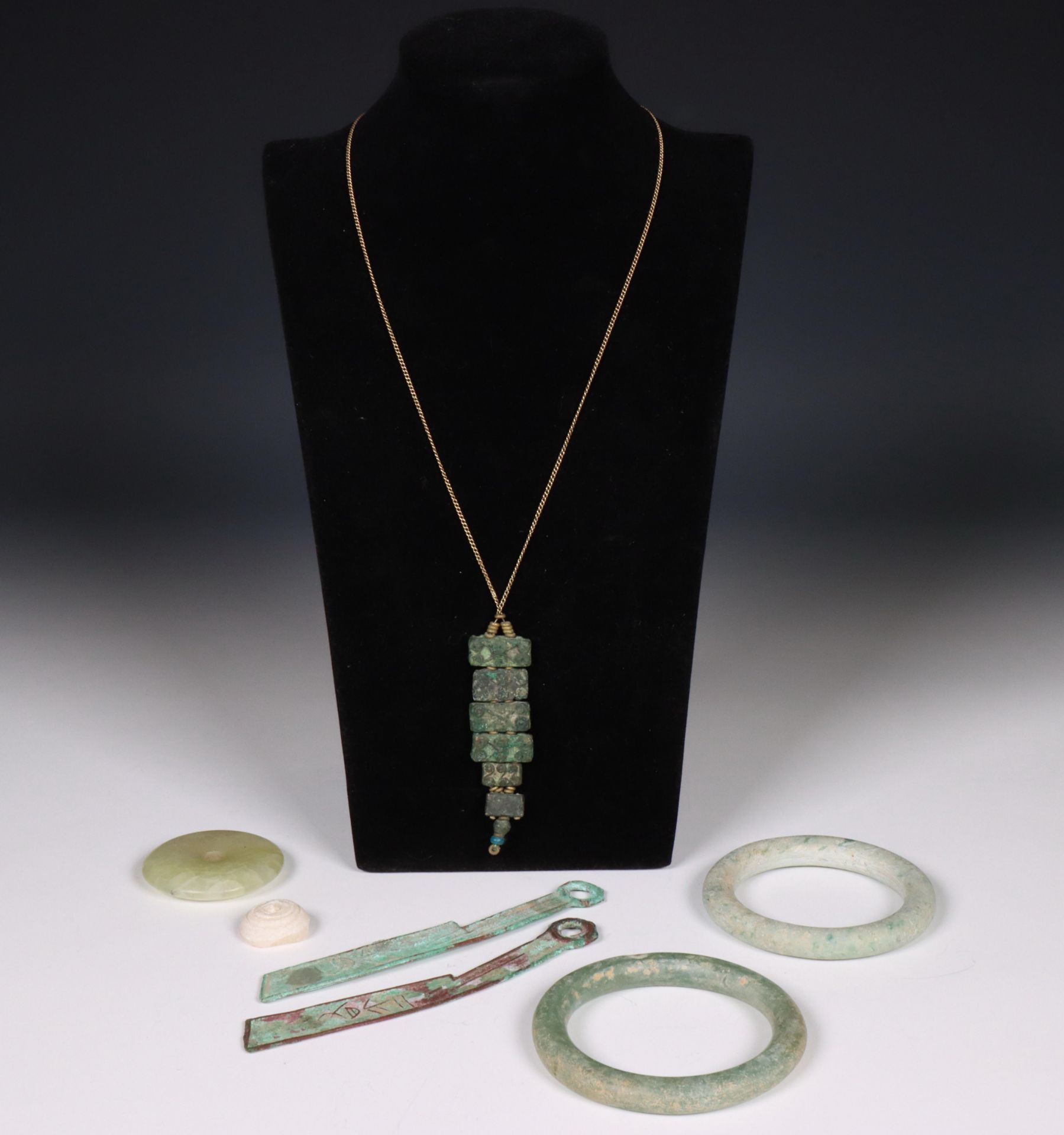 China, collection of jade and bronze artefacts, - Image 3 of 3