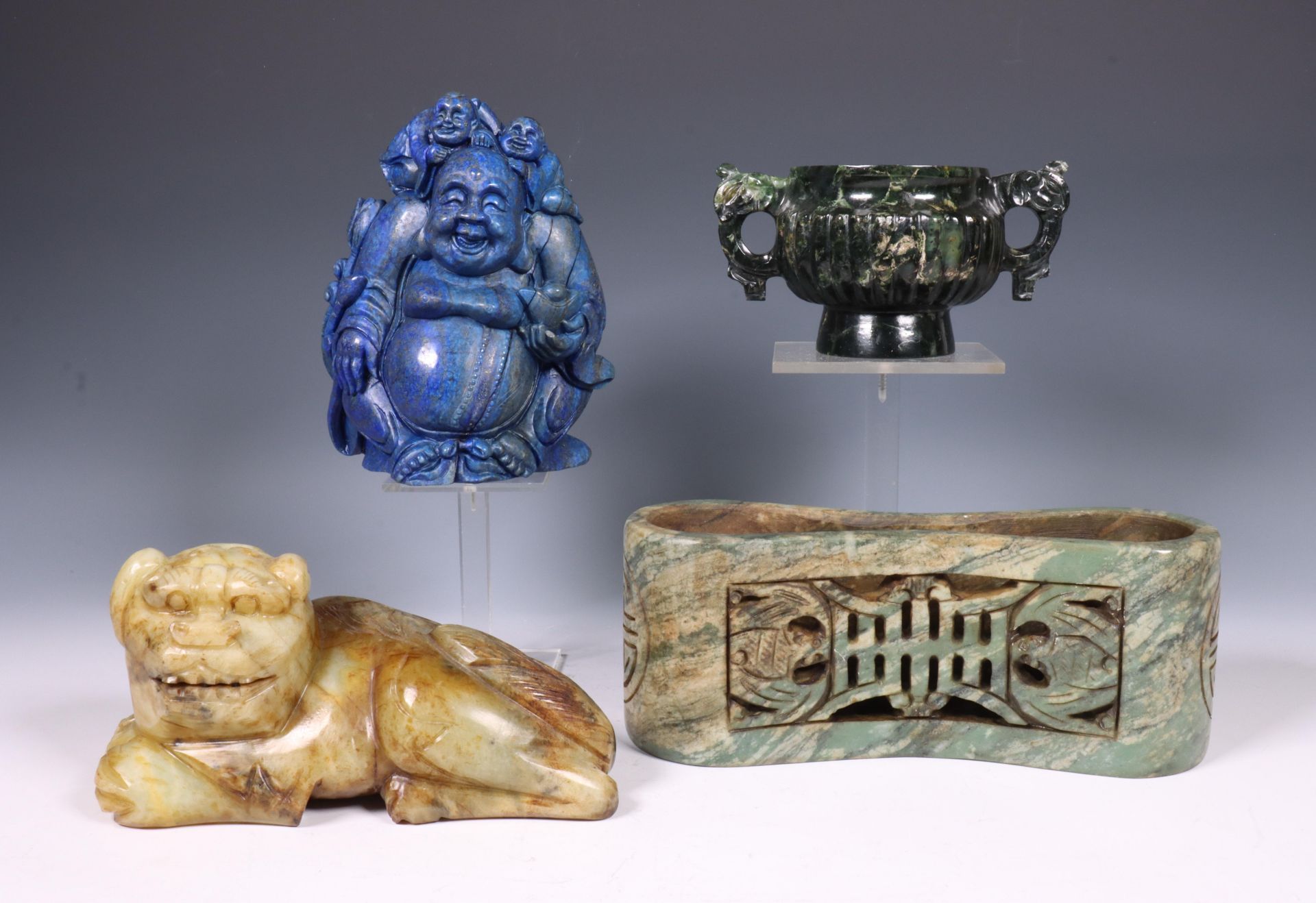 China, four stone carvings, modern,