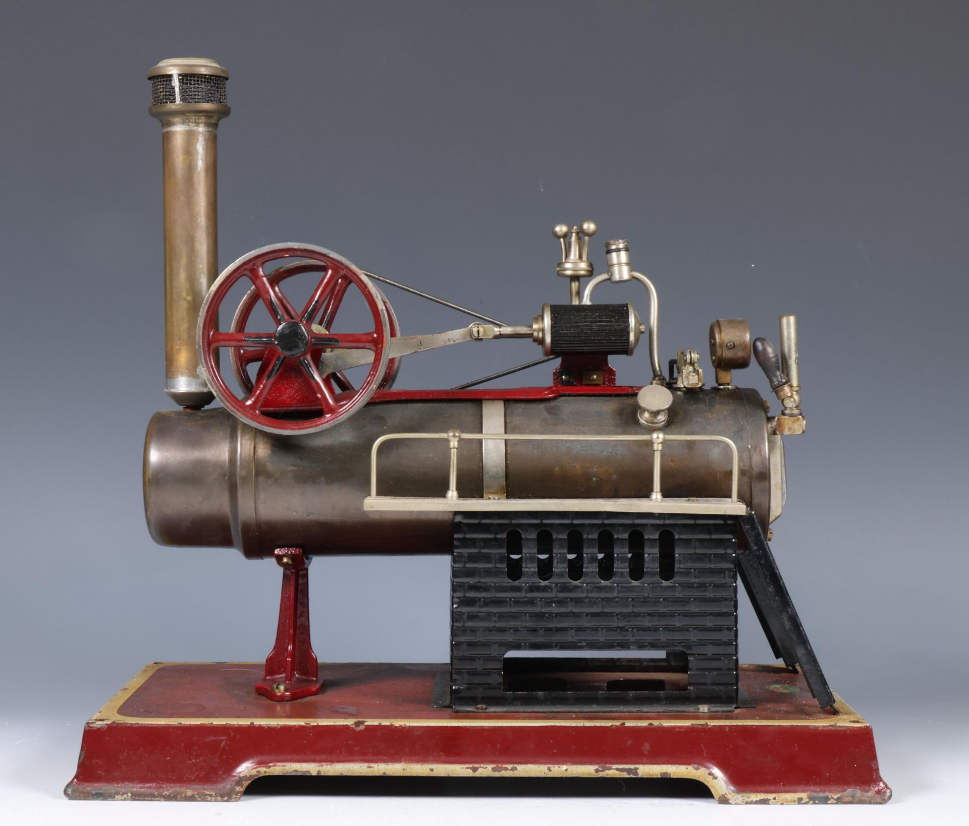 DC Doll Neuremberg, horizontale stoommachine, ca. 1910; - Bild 2 aus 4