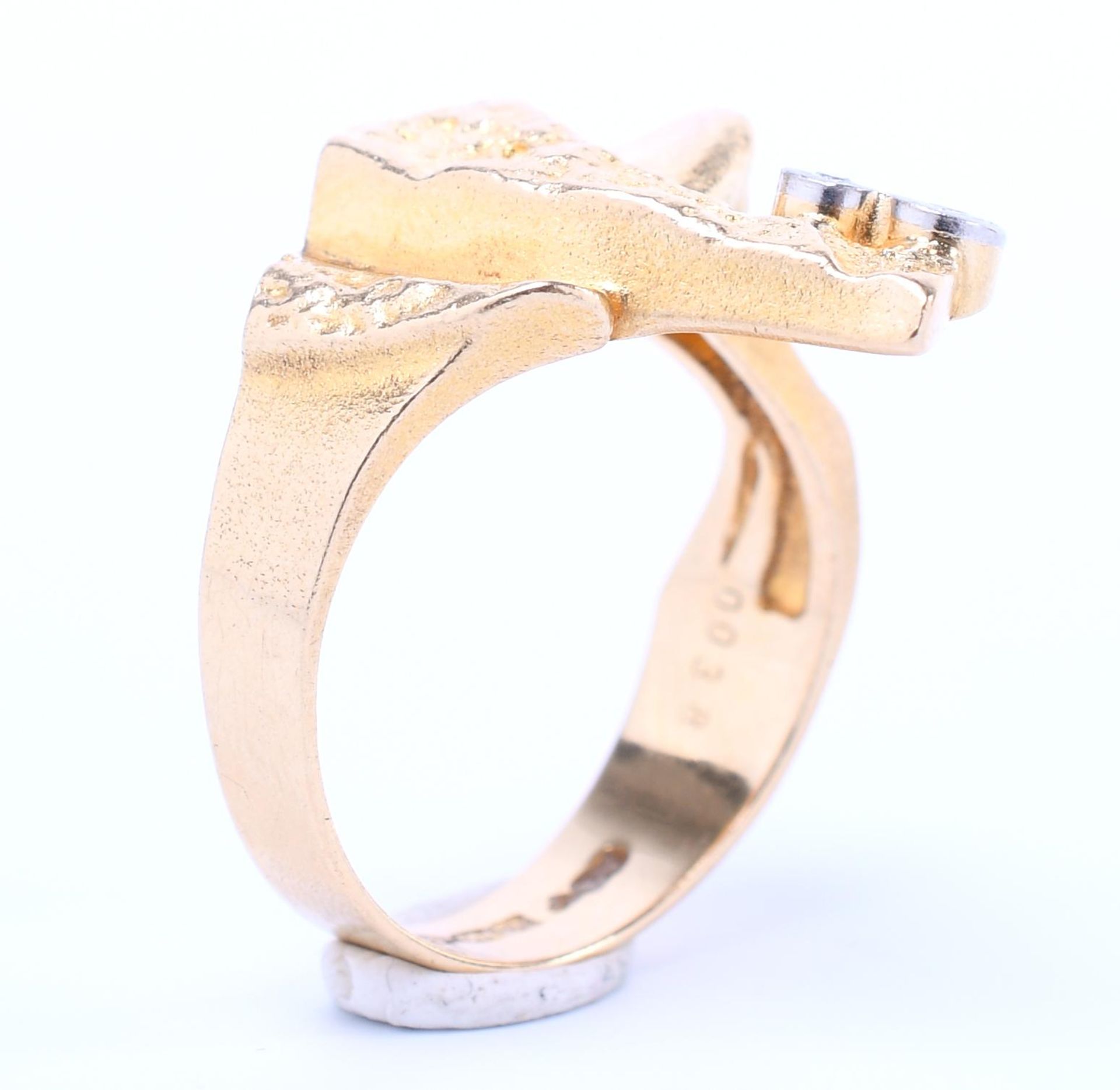 Bjorn Weckstrom voor Lapponia, 18 kt. gouden ring, - Image 5 of 5