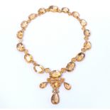 18 kt. gouden collier, 1820 - 1830,