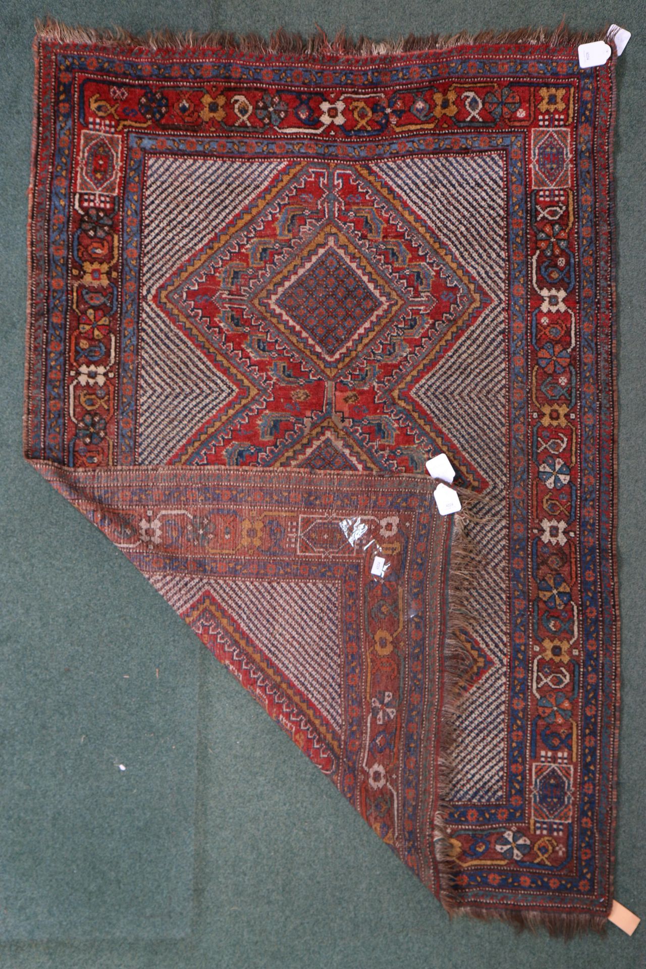 Antieke Perzische Quashqai kleed, laat 19e eeuw - Image 2 of 2