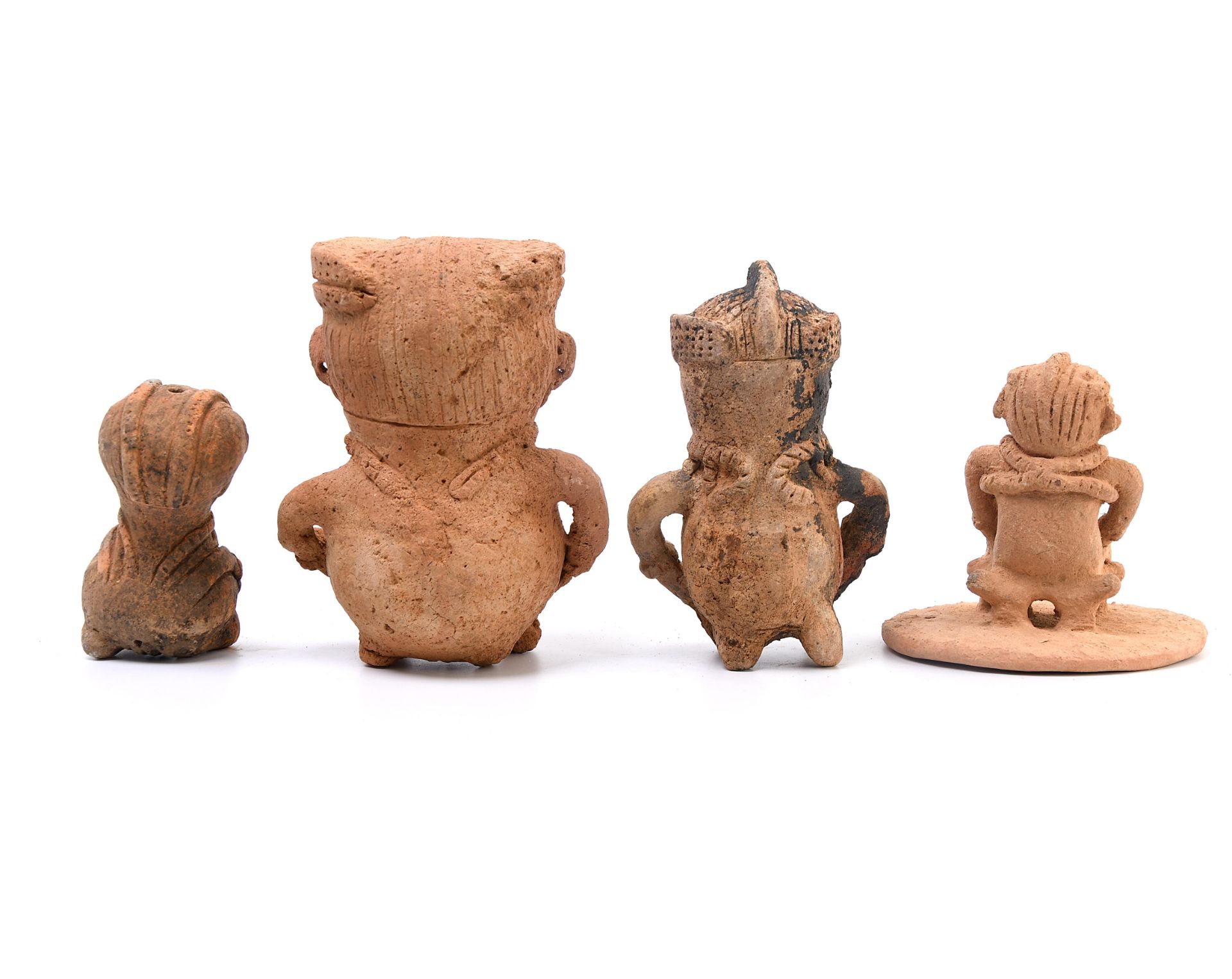 Colombia, Sinu region, four terracotta figures, ca. 1200-1400 AD. - Image 4 of 4