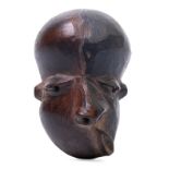 D.R. Congo, Pende, wooden oracle masquette,