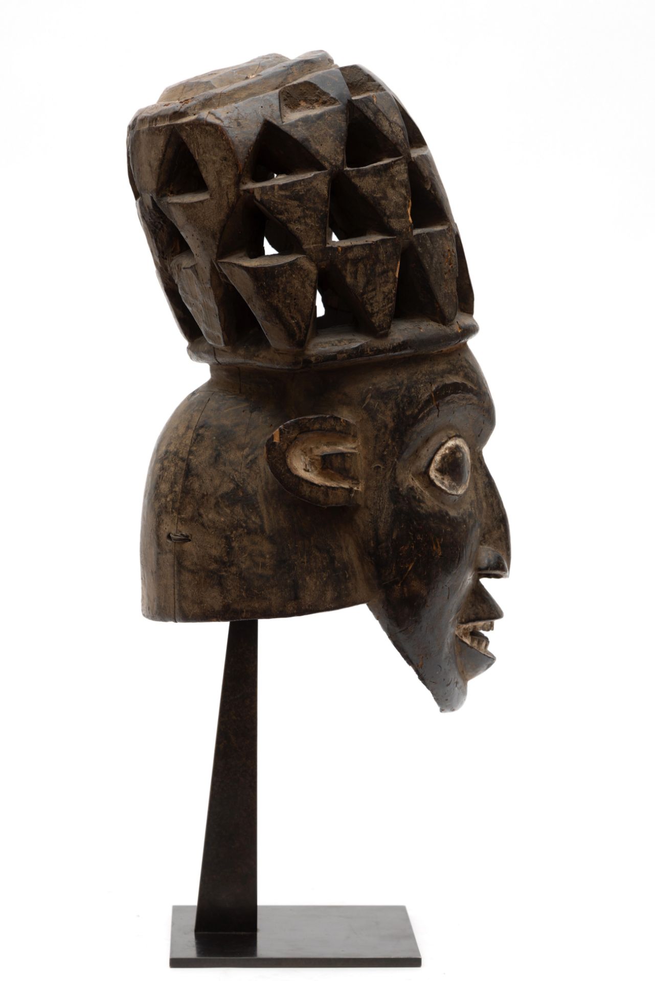 Cameroon, Grasslands, Bamileke, helmet mask, - Image 6 of 8