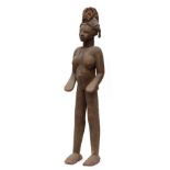 Nigeria, Ibo, standing female figure, alusi