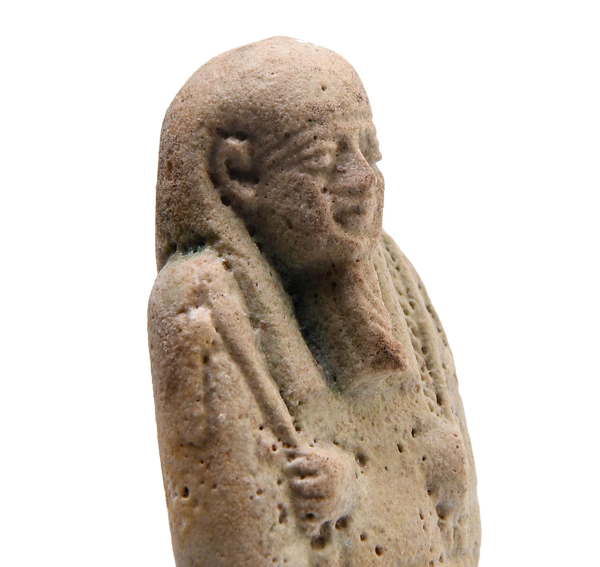 Egypt, faience Ushabti , 26th Dynasty, - Image 4 of 6