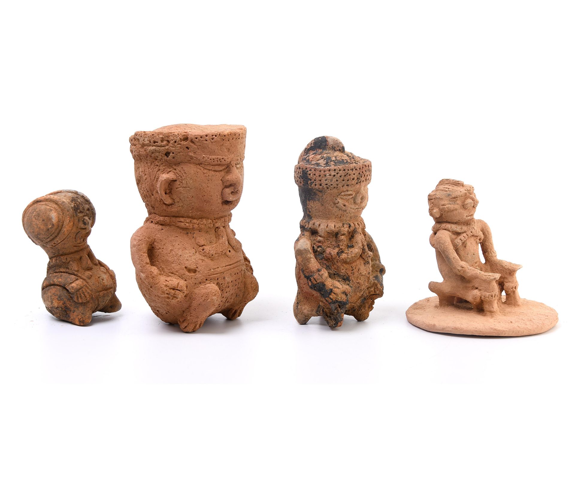 Colombia, Sinu region, four terracotta figures, ca. 1200-1400 AD. - Image 3 of 4