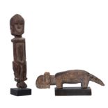 Mali, Dogon, two sculptures;