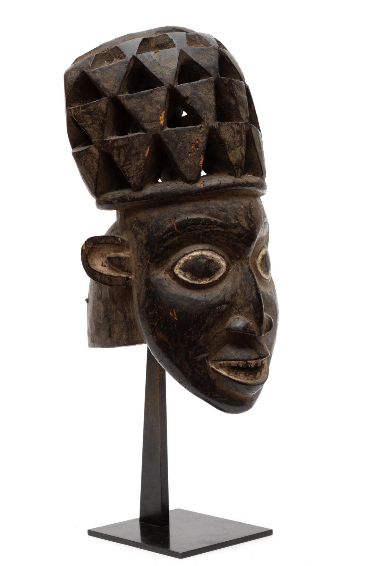Cameroon, Grasslands, Bamileke, helmet mask, - Image 5 of 8