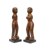 Tanzania, Sukuma, a pair standing figures;