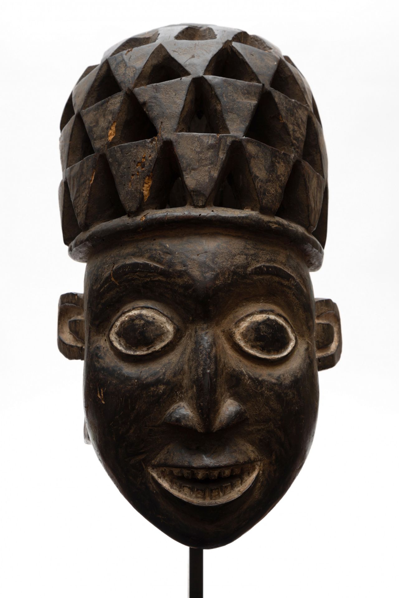 Cameroon, Grasslands, Bamileke, helmet mask, - Image 2 of 8