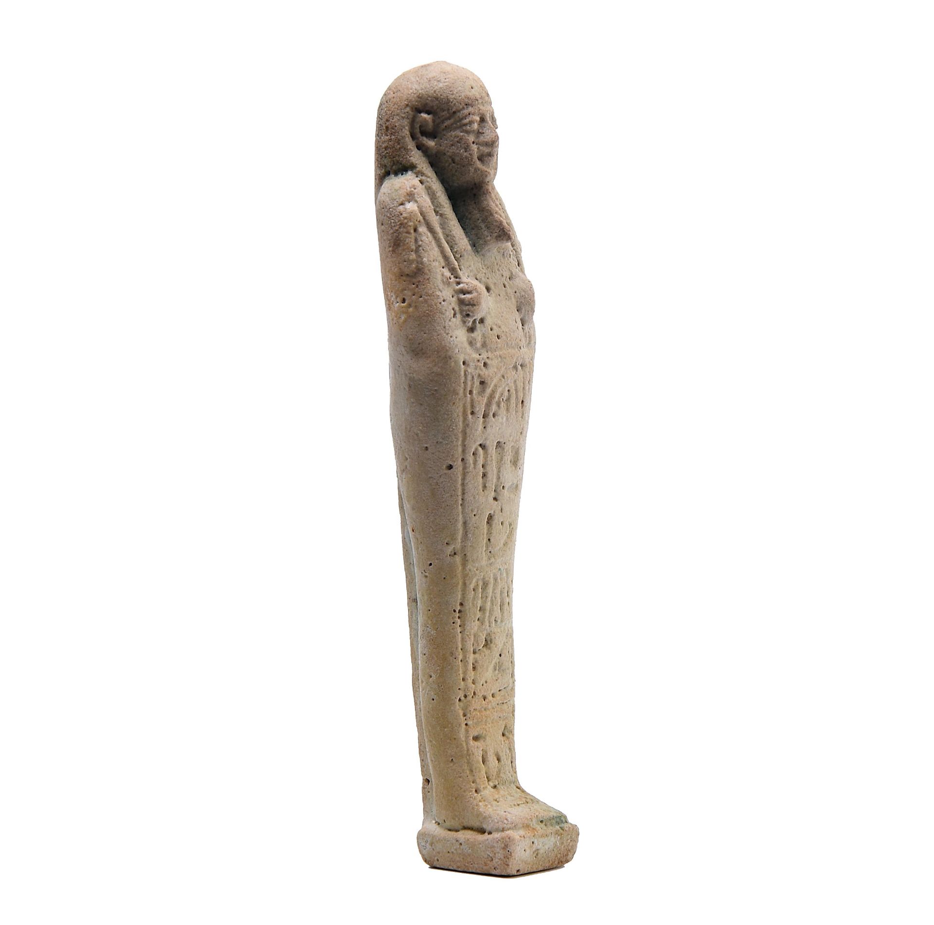 Egypt, faience Ushabti , 26th Dynasty, - Image 3 of 6