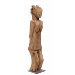Madagascar, Vezo, female standing grave figure.