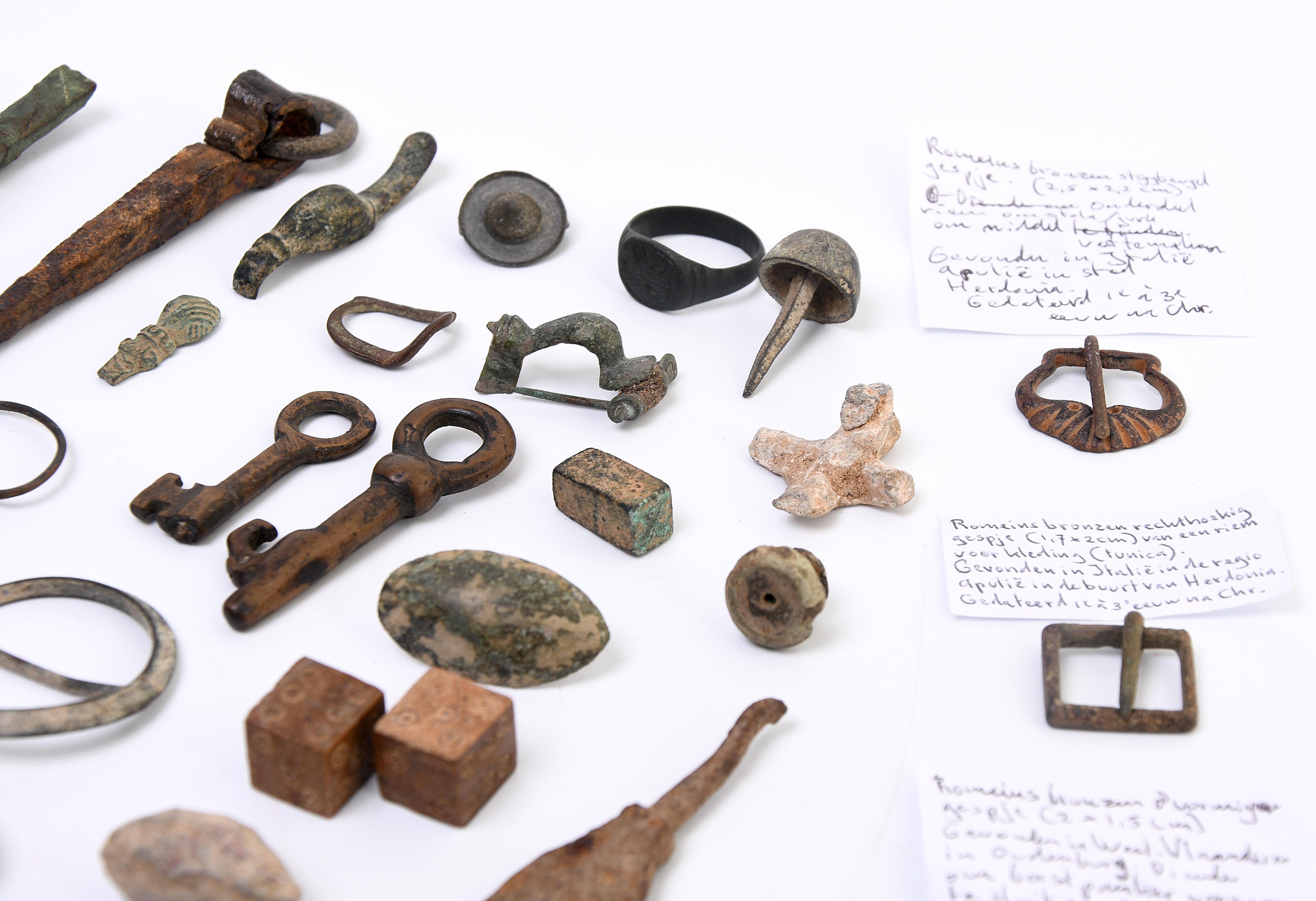 A lot of various bronze and metal objects, Roman Period and later; - Image 3 of 5