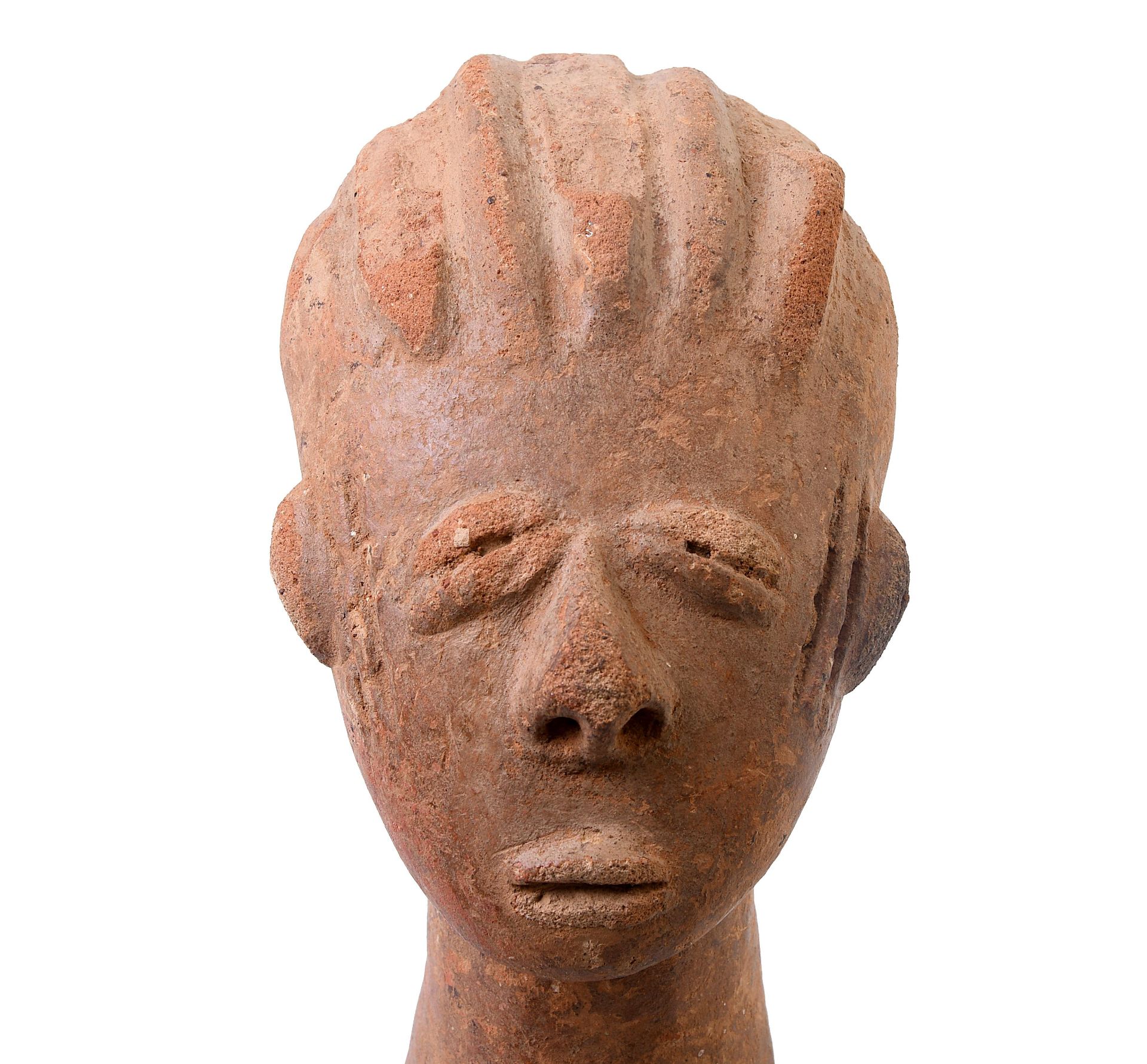 Ghana, Ashanti, a terracotta buste. - Image 3 of 6