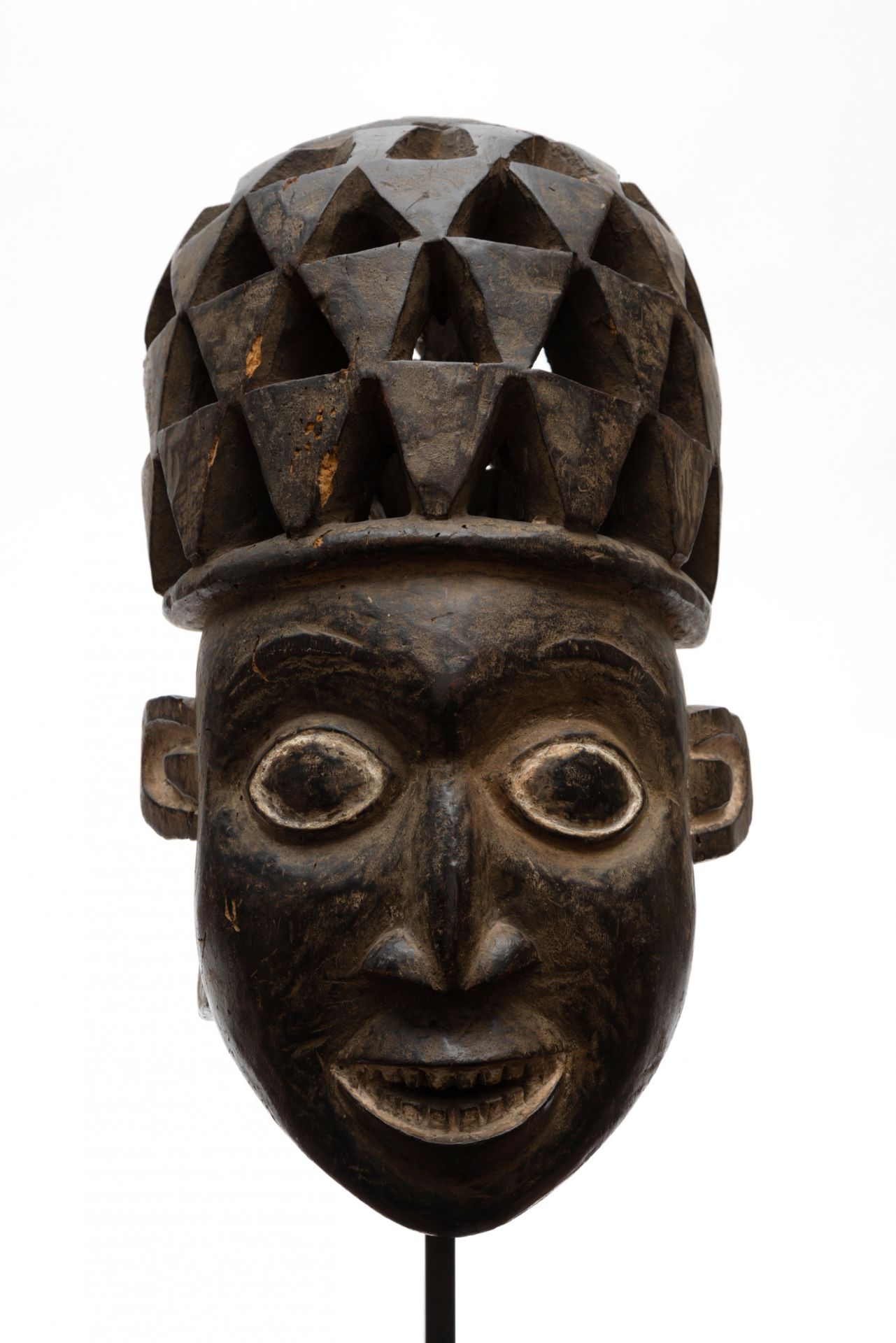 Cameroon, Grasslands, Bamileke, helmet mask, - Image 3 of 8