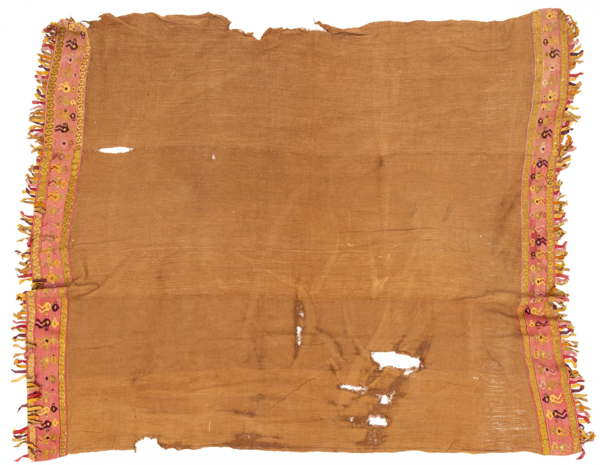 Peru, Chancay, 1200-1450, three large textile panels; - Image 3 of 4