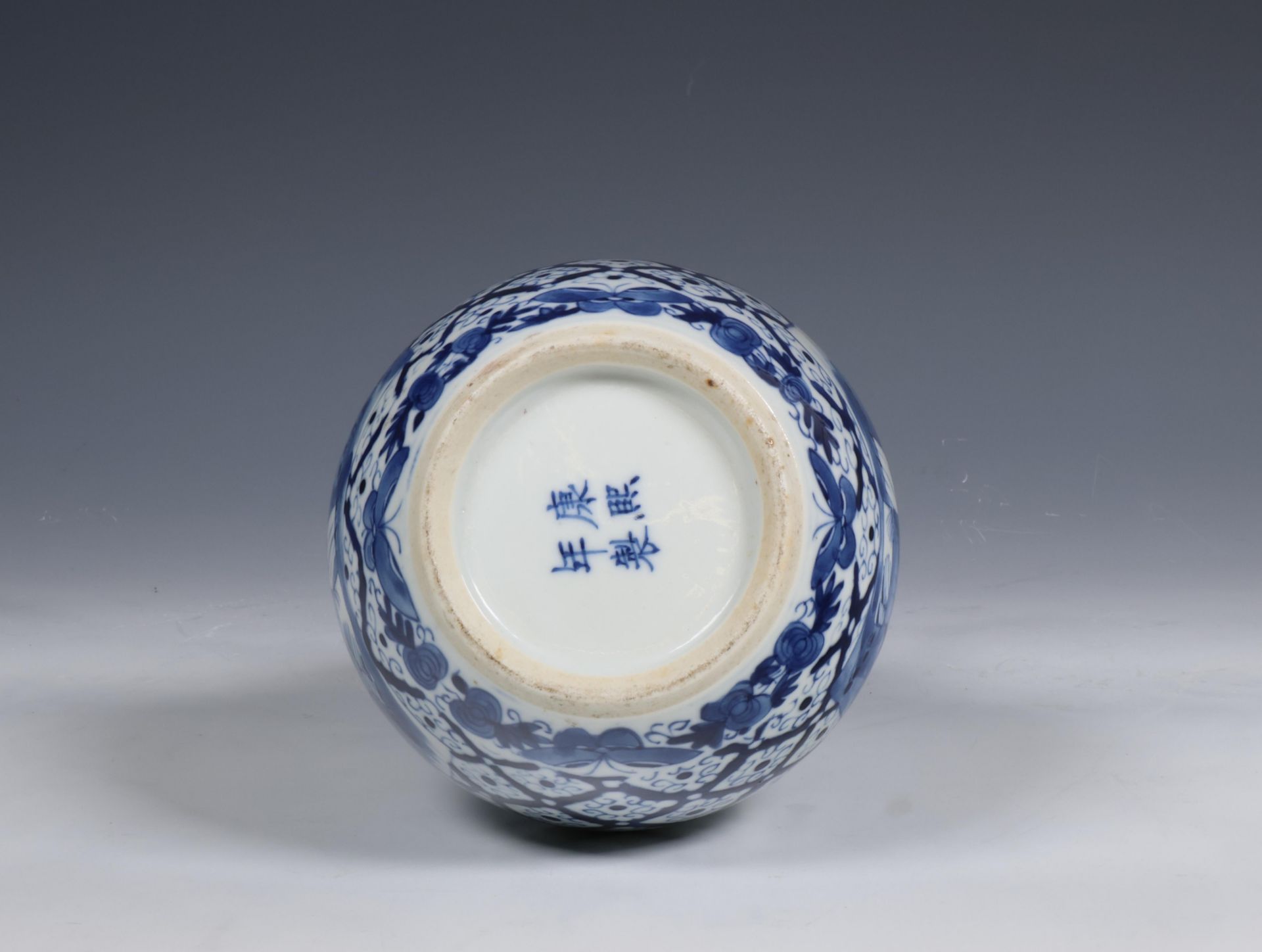 China, blue and white porcelain double-gourd vase, 19th century, - Image 6 of 6