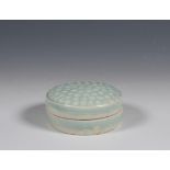 China, Qingbai-glazed porcelain cosmetics box and cover, Song dynasty (960-1279),