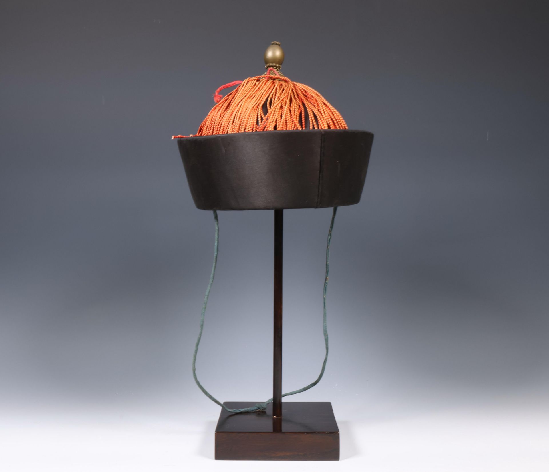 China, Manchu official's winter hat, 'jiguan', 19th century,